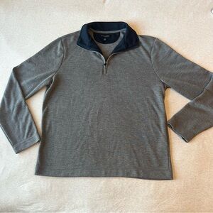 Banana Republic Grey‎ Quarter-Zip Pullover